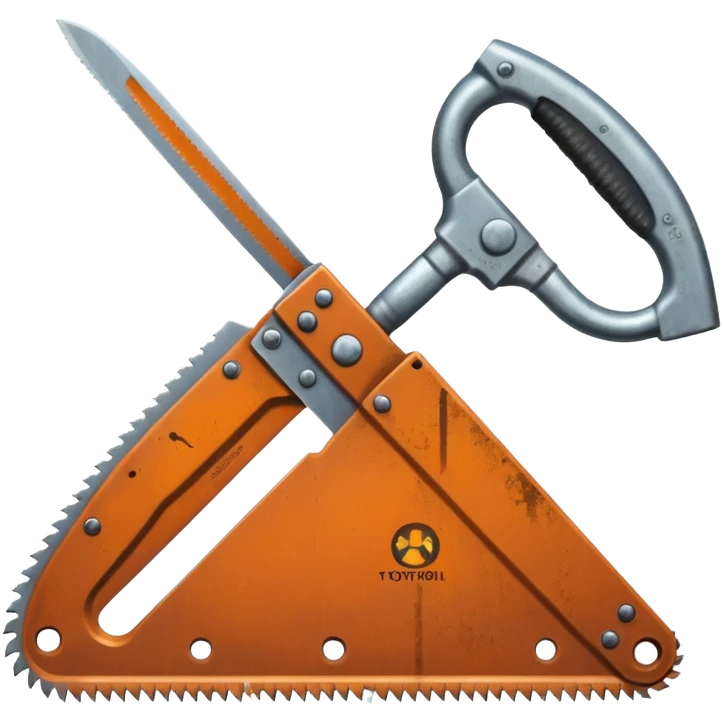 Create an image of a mason's saw. emoji