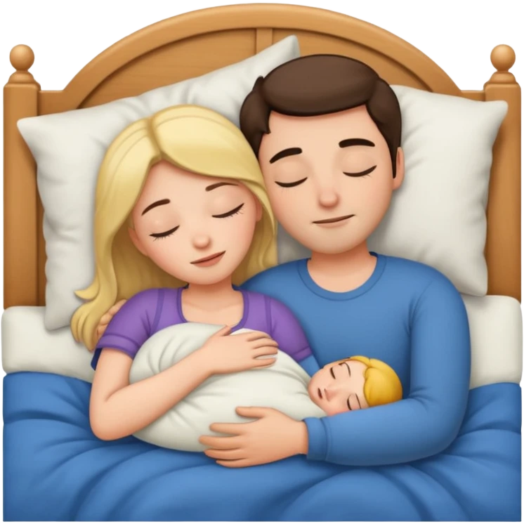 Me and my boyfriend are sleeping in each other's arms. emoji