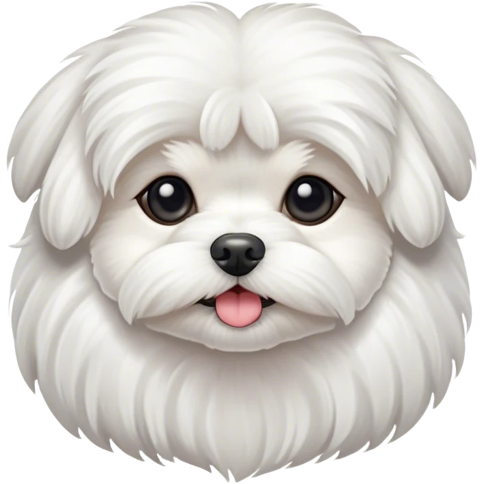 Dog maltese emoji