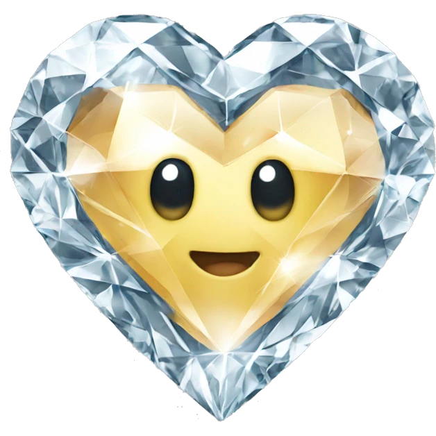 Diamond heart emoji