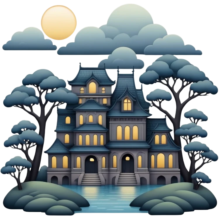 Gloomy-dusky-dull-aesthetic-scenic-scenery-Decoration emoji