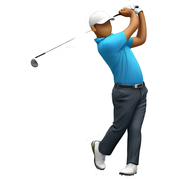 Golf swing emoji