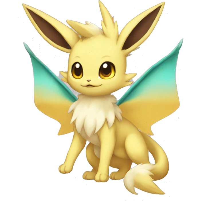 Eeveelution-Cute-Dragon-Pokémon-fusion full body emoji