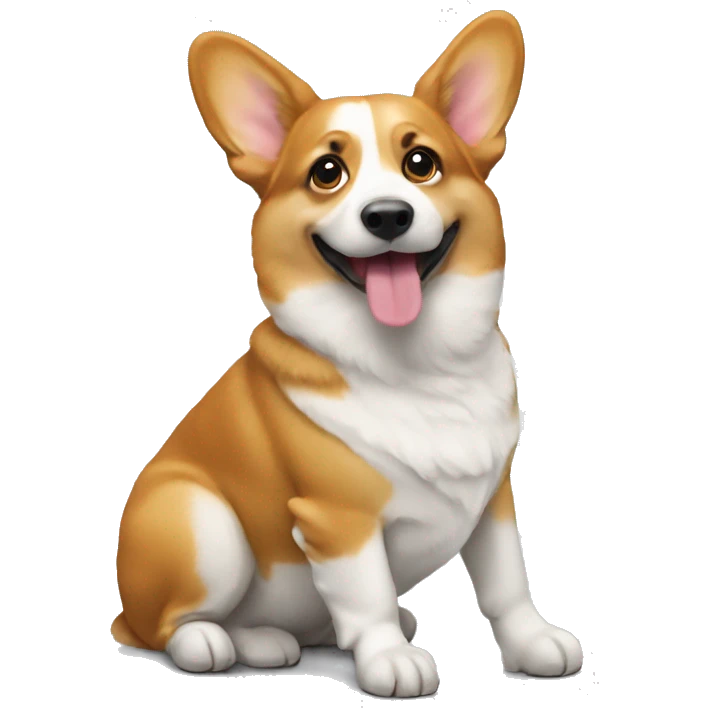 Corgi service dog emoji