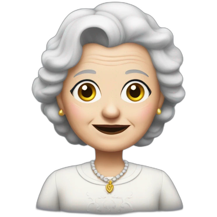 Abuela Addams emoji