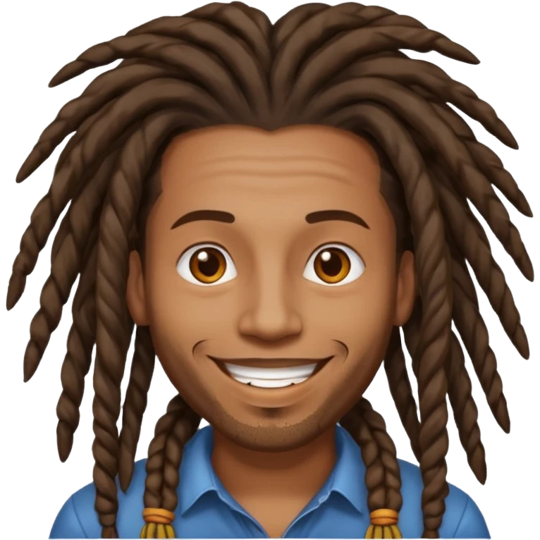 man with dreadlocks emoji