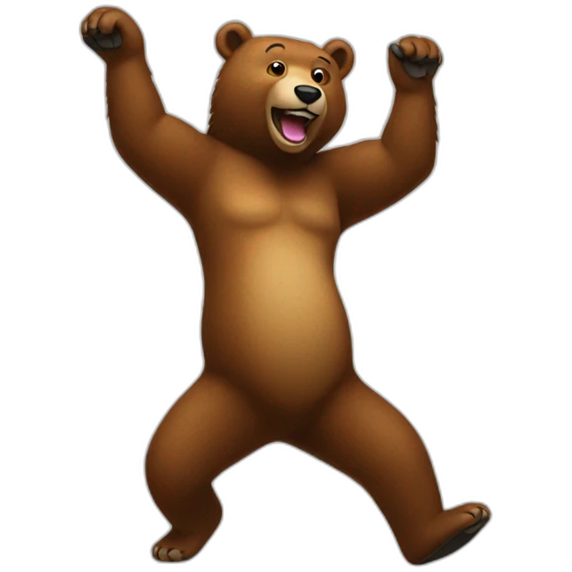 dancing bear emoji