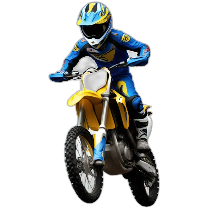 Moto cross emoji