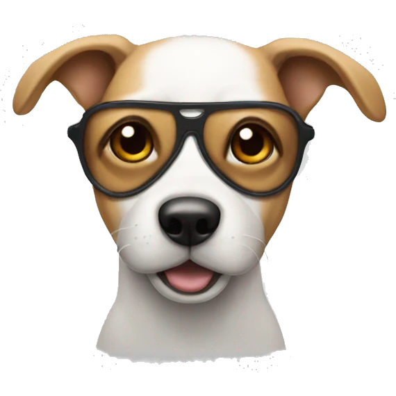 Dog with eyepatch emoji