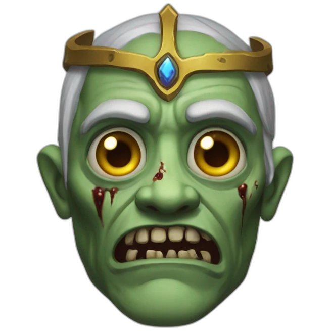 Zombie priest from world of warcraft emoji