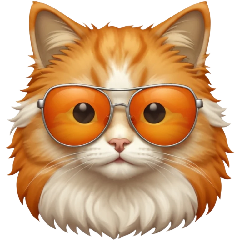 Cat wearing sunglasses emoji