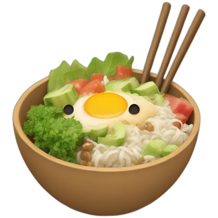 poke bowl emoji
