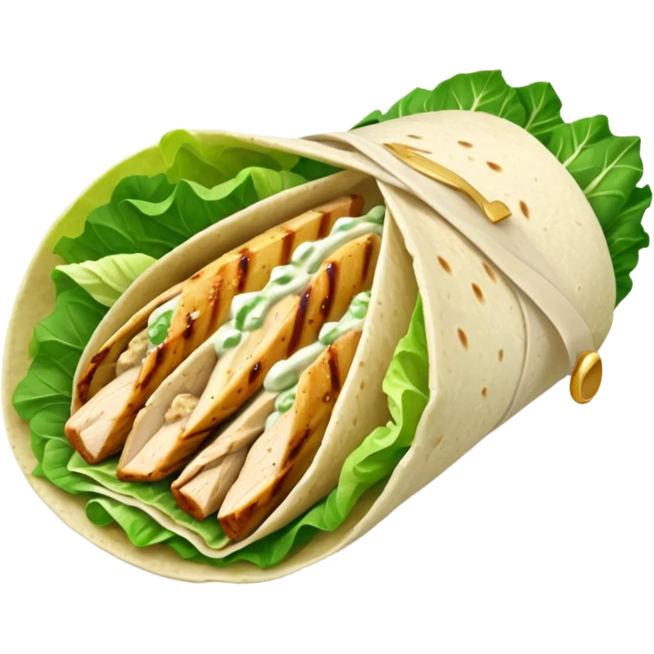 Caesar salad wrap  emoji
