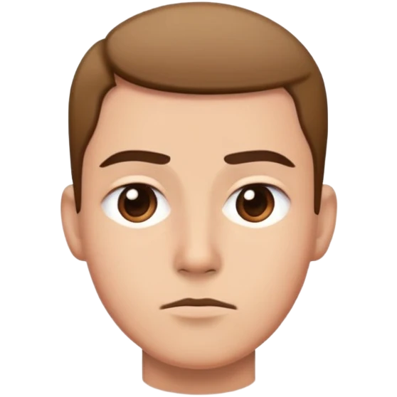 Side eye with a straight face  emoji