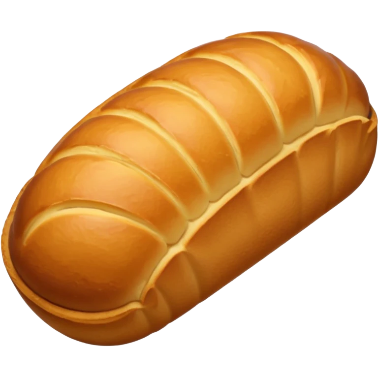 
Madeleine bread. without tail detail. long shape emoji