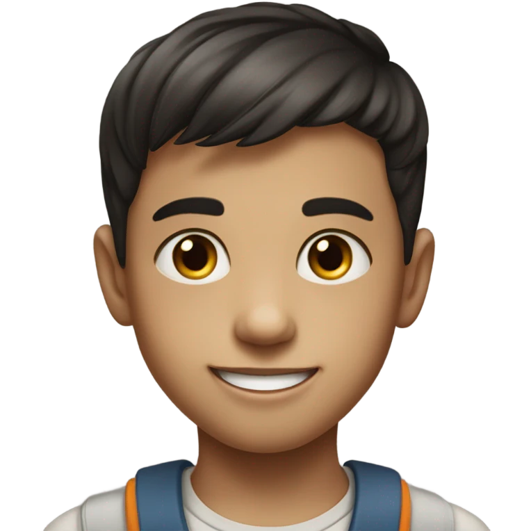 realistic portrait of a boy emoji