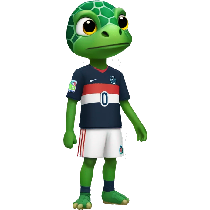 Mbappe as a turtle  emoji