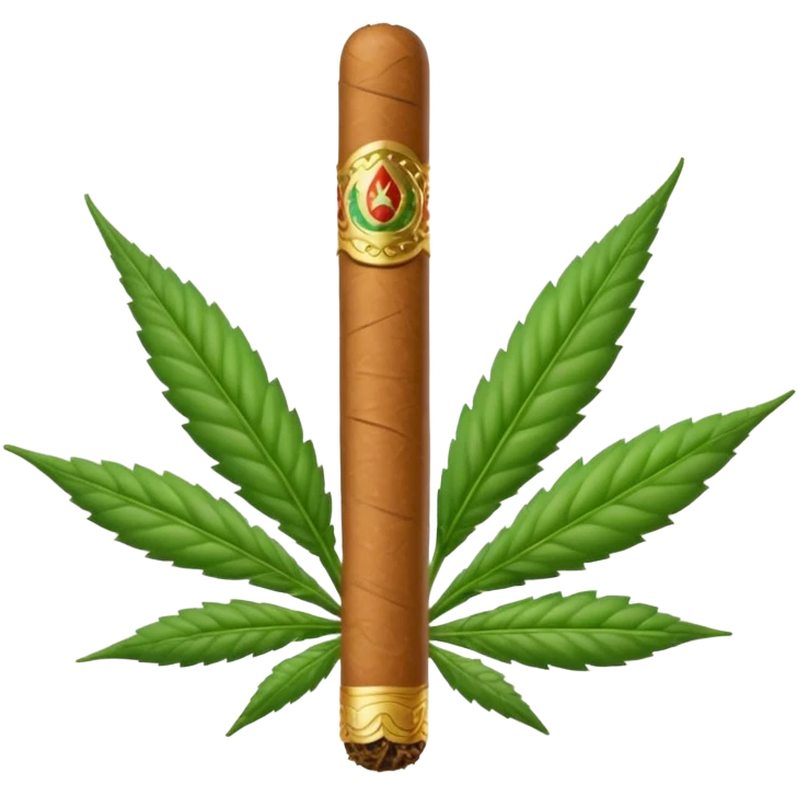 Crea un cigarro de marihuana  emoji