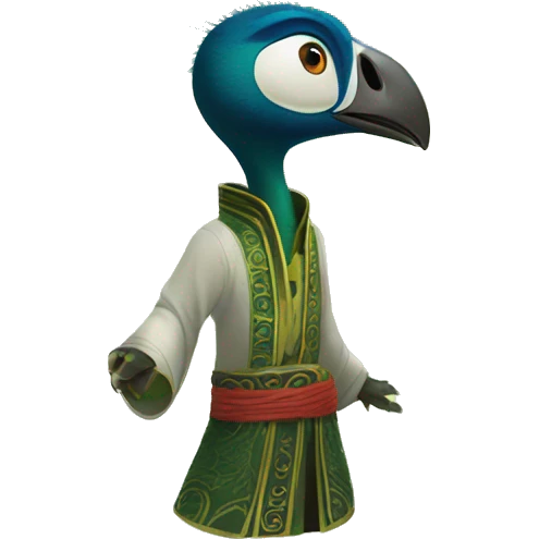 Lord Shen Peacock Kung Fu Panda  emoji
