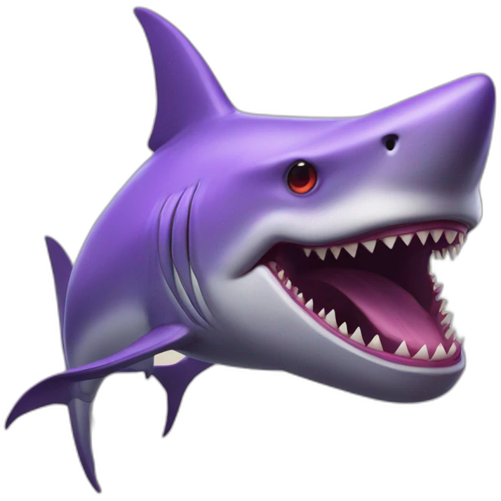 demon requin violet emoji