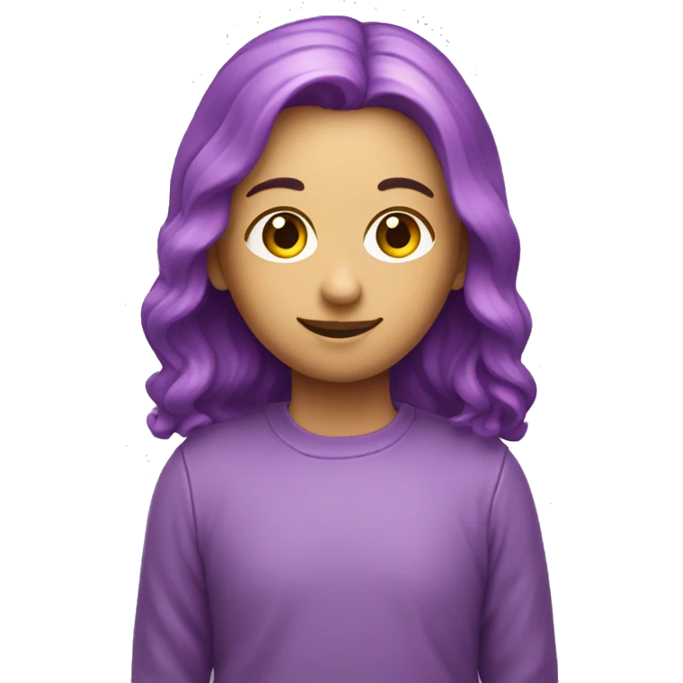 Planeta de color morado pastel  emoji