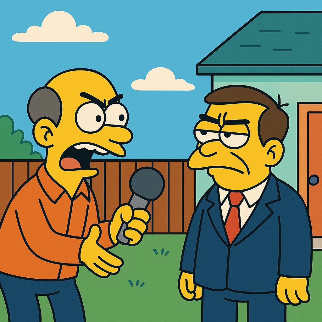 Gadfly – someone who annoys others by asking questions or challenging them.
The reporter was a gadfly who wouldn’t stop questioning the mayor (the leader of a town or city government). emoji