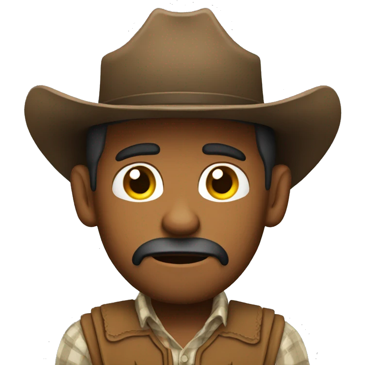 tired cowboy emoji