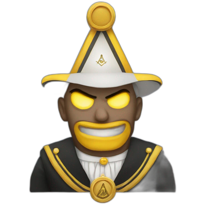 evil freemason emoji