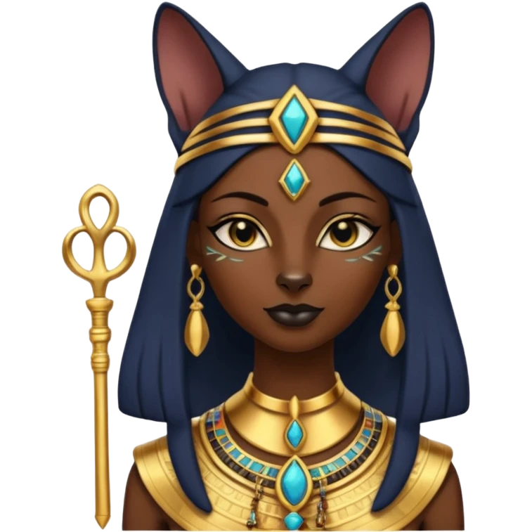 Bastet from Egyptian Gods emoji