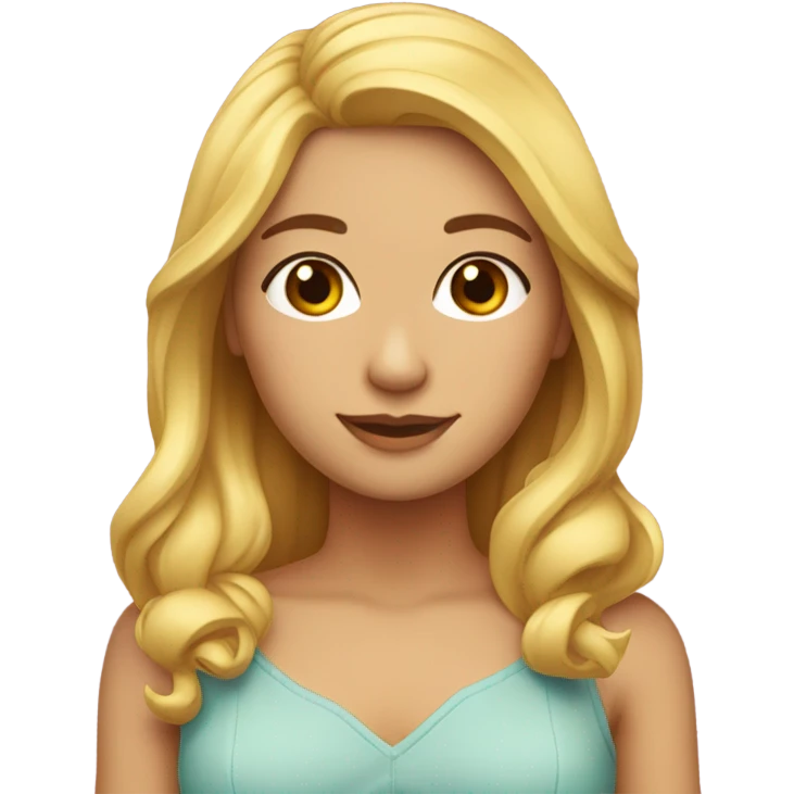 Dos amigas una morena y otra rubua emoji