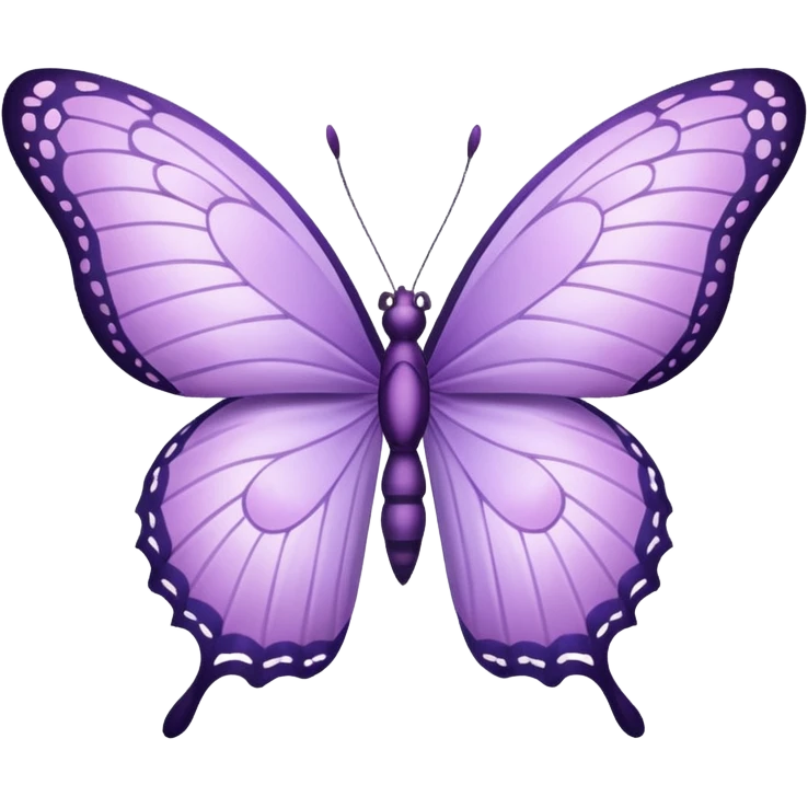 borboleta lilas emoji