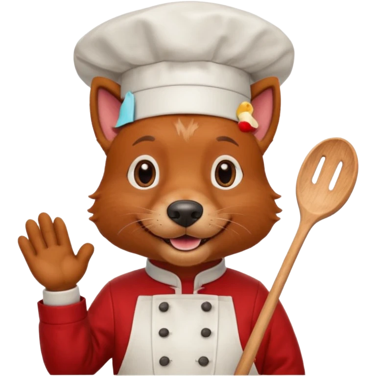 chef red dog emoji