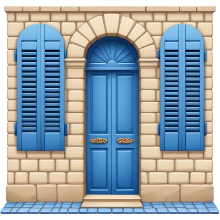 blue and beige france aesthetic emoji
