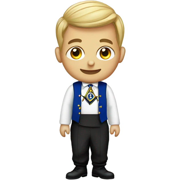 English FREEMASON wearing Masonic Apron emoji