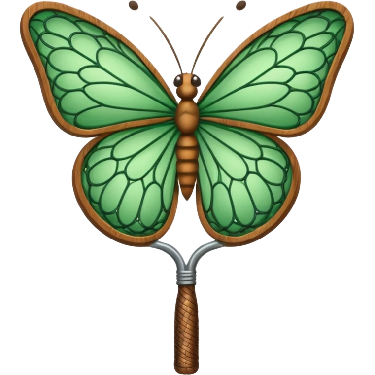 Butterfly catching net emoji