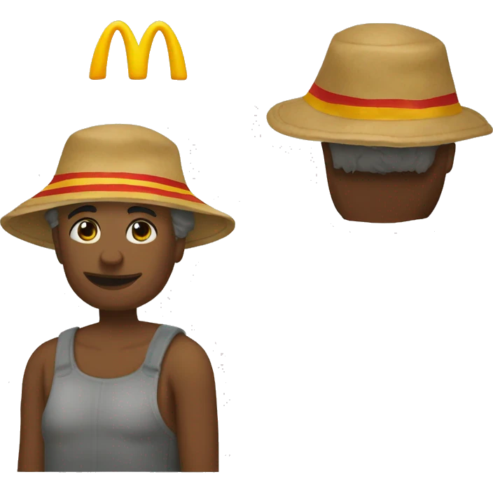 McDonald’s bucket hat  emoji