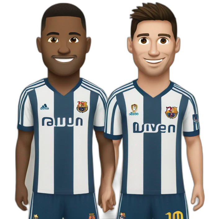 Ronaldo et Messi emoji