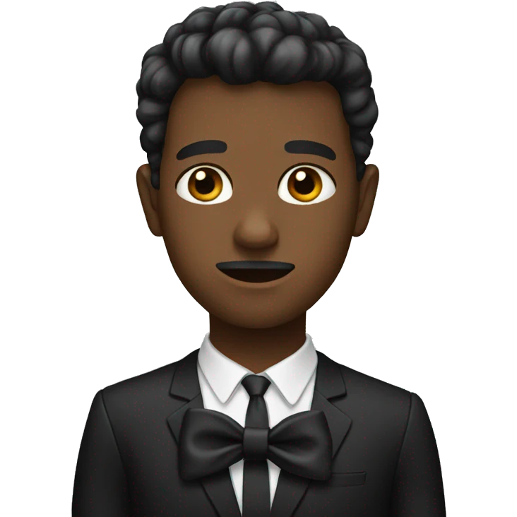 Black bow emoji