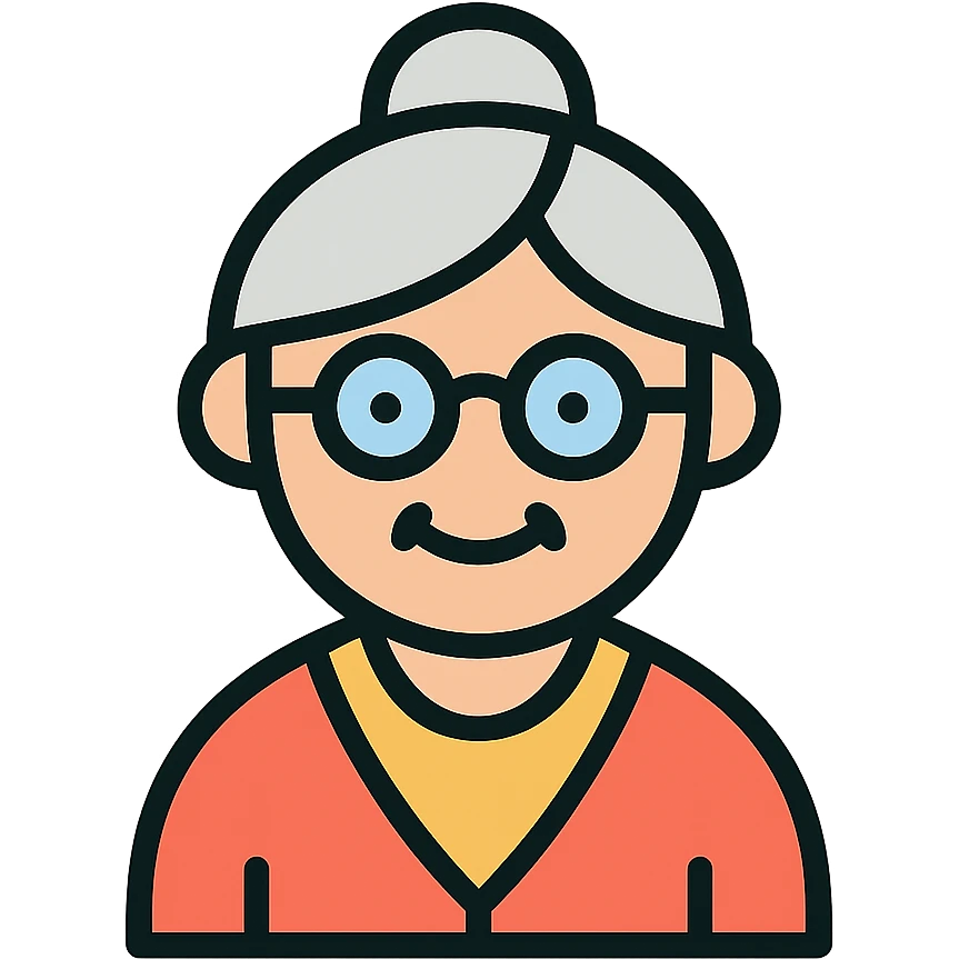 old lady emoji
