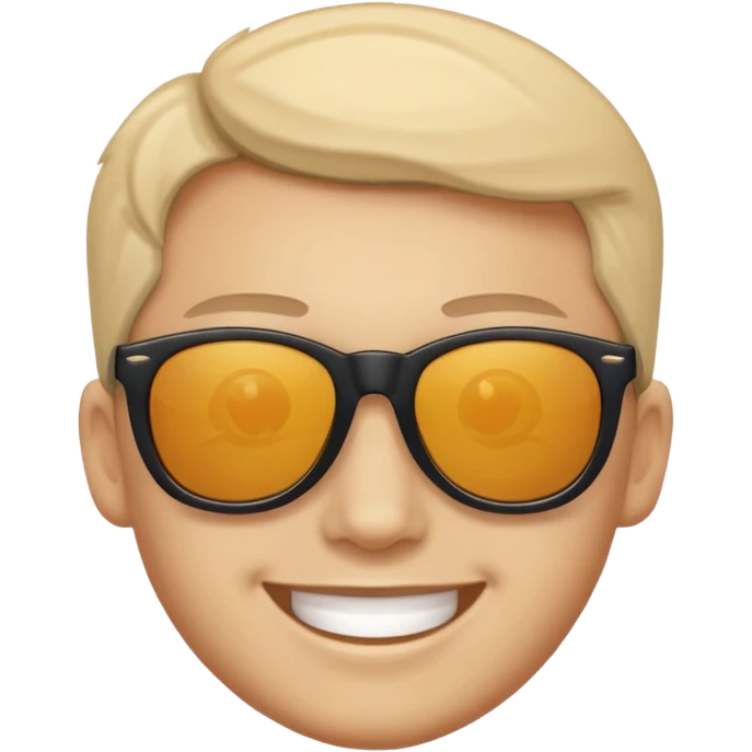 sunglasses smile with sig emoji