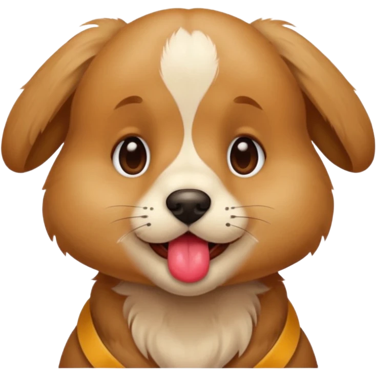 Pup blowing lip kisses emoji