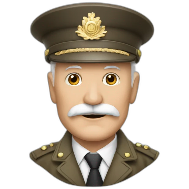 janusz korwin mikke with a hat emoji