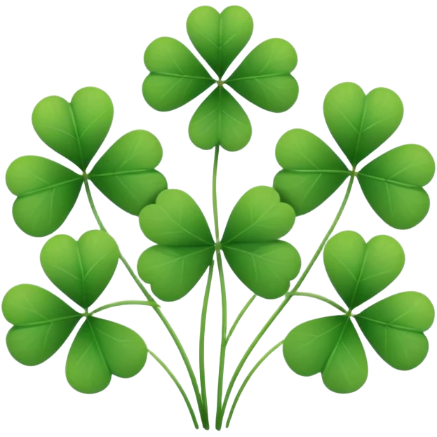 plant with small clover like leaves emoji