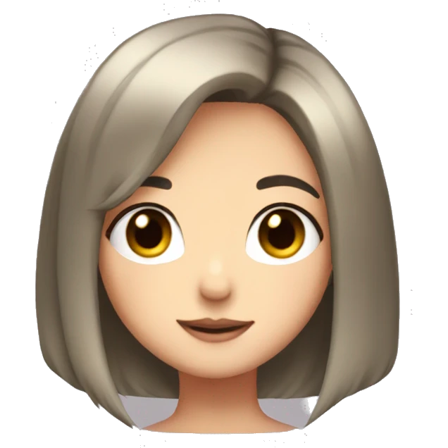 bob hair, anime girl, heart eyes emoji