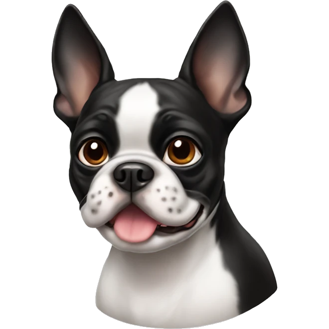 Boston terrier a dog emoji