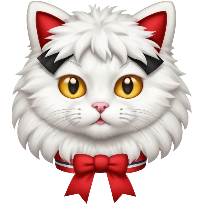 cheerleader cat with pom pom emoji