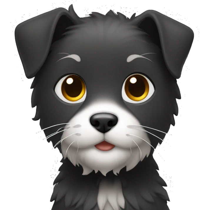 Moça branca com cabelo preto. Com um gato e um cachorro no colo emoji