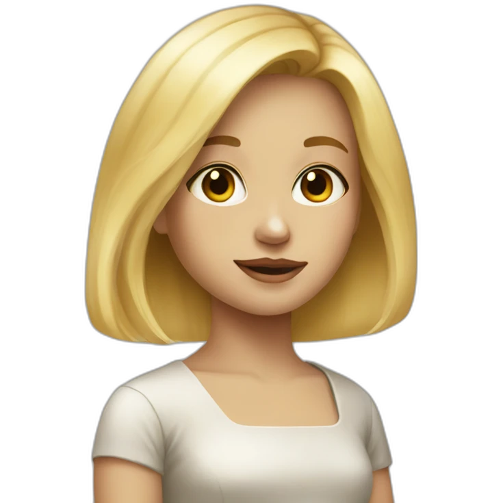painting blonde girl emoji
