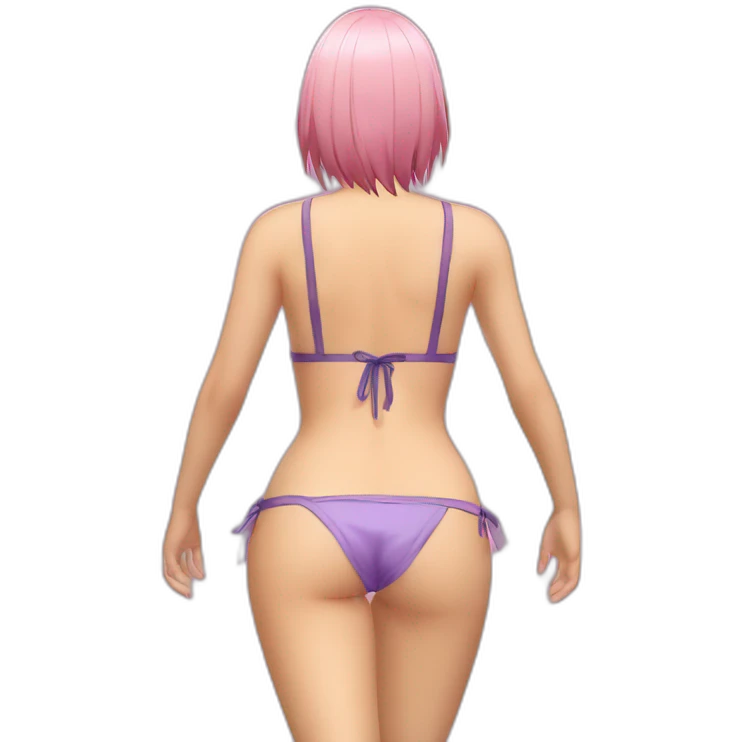sakura haruno full body pawg micro bikini back focus emoji