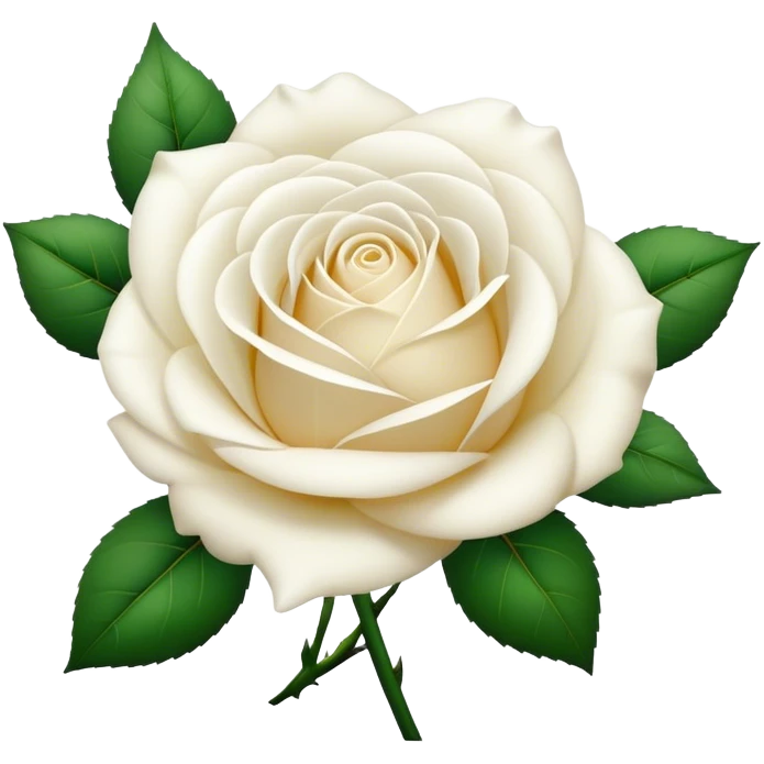 White rose emoji